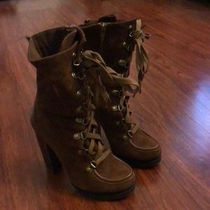 Brown Suede Charles David boots